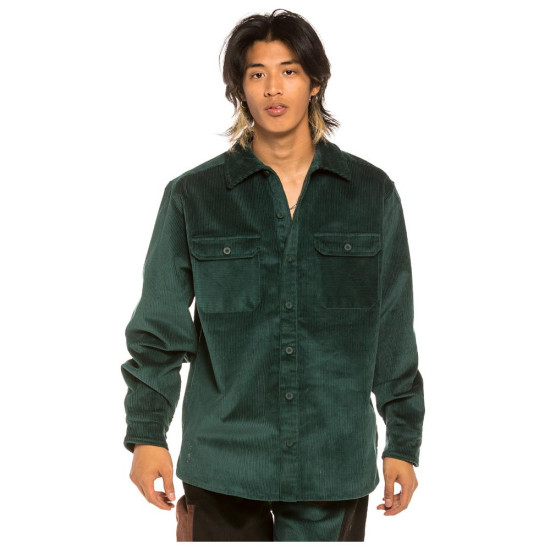 Grimey Ανδρικό πουκάμισο Aged Rum Corduroy Long Sleeve Shirt